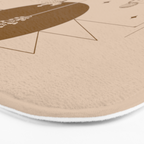 It Was All A Dream - Tan & Rust Bath Mat Gallery Image 3