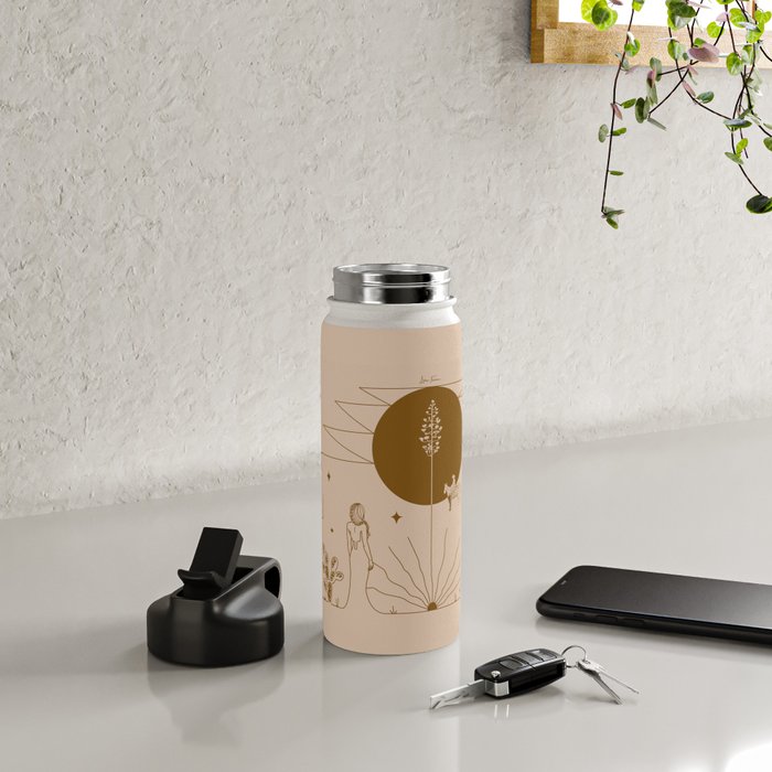 It Was All A Dream - Tan & Rust Water Bottle Gallery Image 5