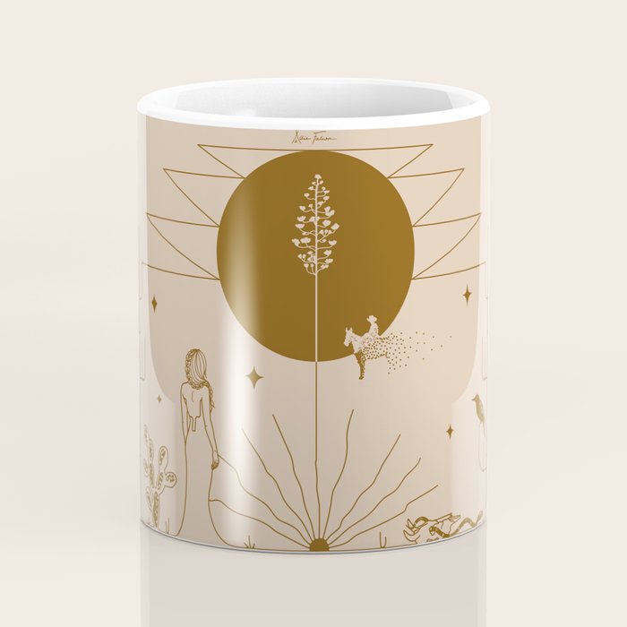 It Was All A Dream - Tan & Rust Coffee Mug Gallery Image 4