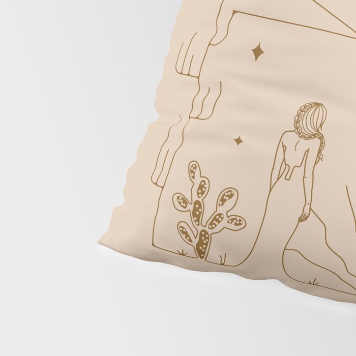 It Was All A Dream - Tan & Rust Pillow Sham Gallery Image 4