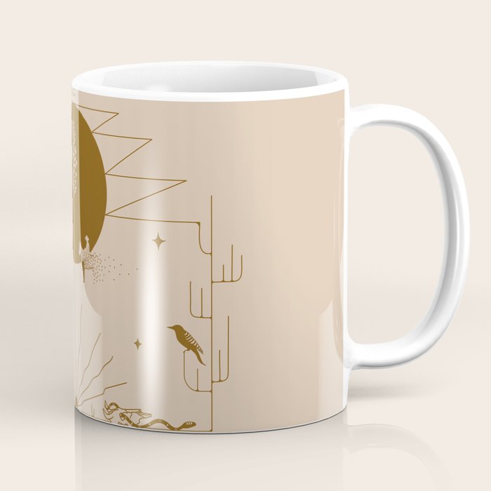 It Was All A Dream - Tan & Rust Coffee Mug Gallery Image 1