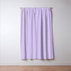 Bright Light Lilac Lavender Purple Solid Window Curtain Gallery Image 3