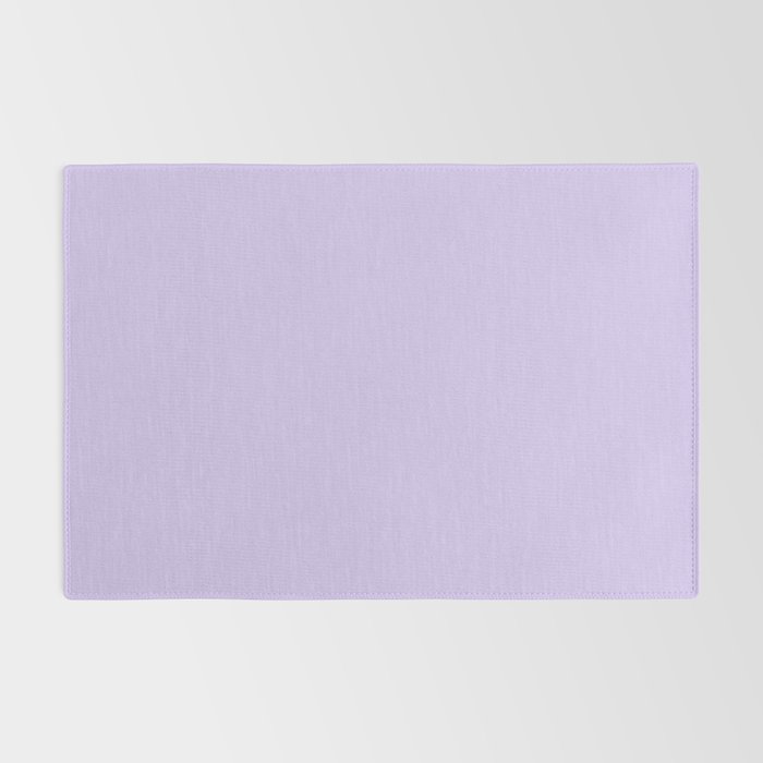 Bright Light Lilac Lavender Purple Solid Rug Gallery Image 2