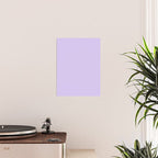 Bright Light Lilac Lavender Purple Solid Poster Gallery Image 2