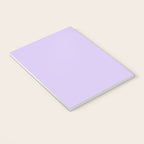 Bright Light Lilac Lavender Purple Solid Notebook Gallery Image 3