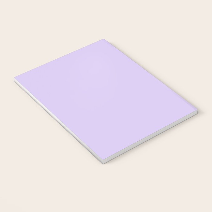 Bright Light Lilac Lavender Purple Solid Notebook Gallery Image 3