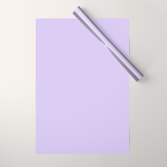 Bright Light Lilac Lavender Purple Solid Wrapping Paper Gallery Image 1