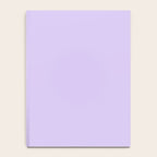 Bright Light Lilac Lavender Purple Solid Notebook Gallery Image 4