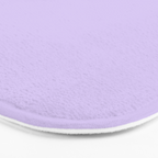 Bright Light Lilac Lavender Purple Solid Bath Mat Gallery Image 3