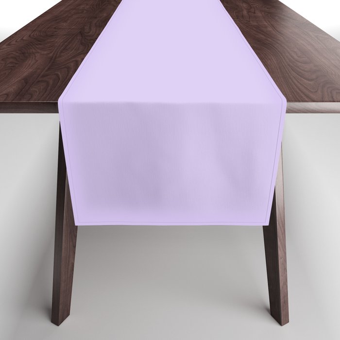 Bright Light Lilac Lavender Purple Solid Table Runner Gallery Image 1
