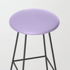 Bright Light Lilac Lavender Purple Solid Stool Gallery Image 2