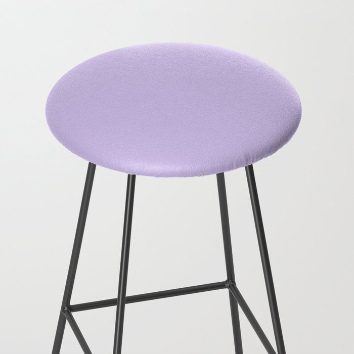 Bright Light Lilac Lavender Purple Solid Stool Gallery Image 2