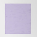 Bright Light Lilac Lavender Purple Solid Throw Blanket Gallery Image 2