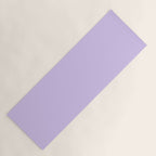 Bright Light Lilac Lavender Purple Solid Yoga Mat Gallery Image 1