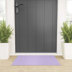 Bright Light Lilac Lavender Purple Solid Welcome Mat Gallery Image 3