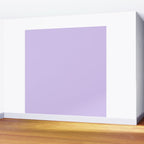 Bright Light Lilac Lavender Purple Solid Wall Mural Gallery Image 2