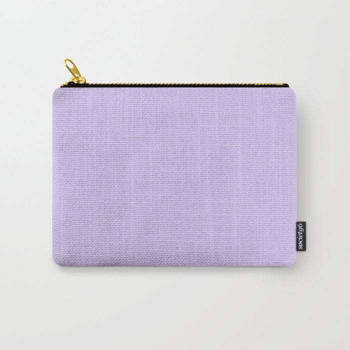 Bright Light Lilac Lavender Purple Solid Carry All Pouch Gallery Image 1