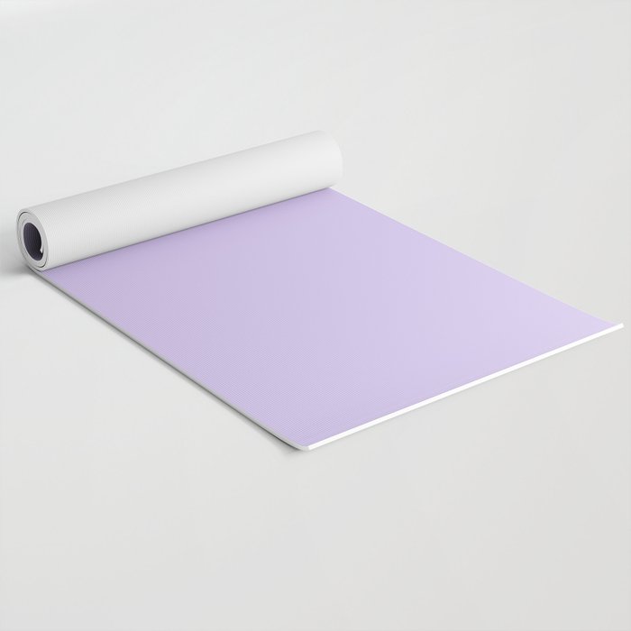 Bright Light Lilac Lavender Purple Solid Yoga Mat Gallery Image 2