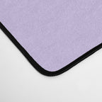 Bright Light Lilac Lavender Purple Solid Desk Mat Gallery Image 4