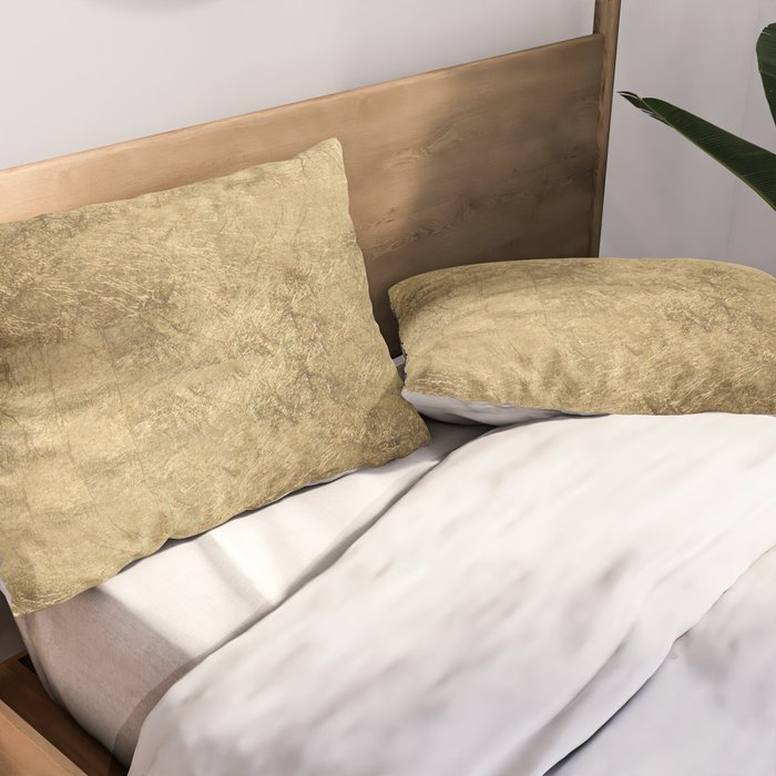 Golden Pillow Sham Pillow Sham Gallery Image 2