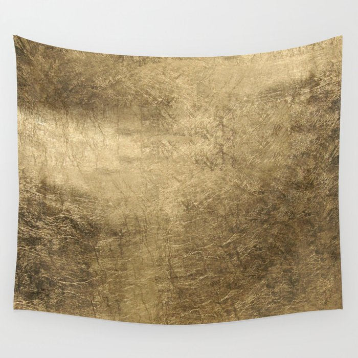 Golden Pillow Sham Wall Tapestry Gallery Image 1