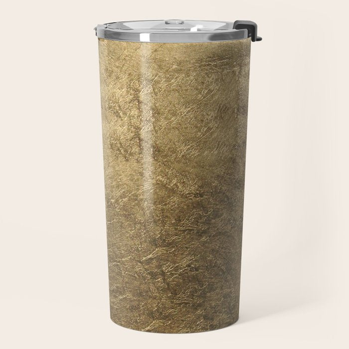 Golden Pillow Sham Travel Mug Gallery Image 2
