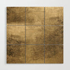 Golden Pillow Sham Wood Wall Art Gallery Image 1