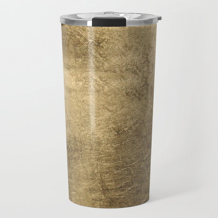 Golden Pillow Sham Travel Mug Gallery Image 1