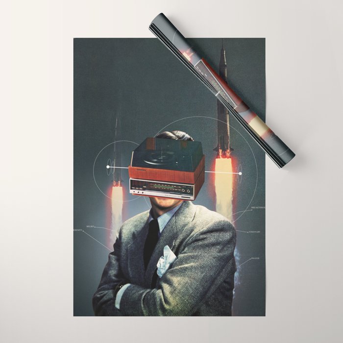 RetroVisionary Wrapping Paper Gallery Image 1