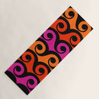 Surf's Up Waves Colorful Pattern  Yoga Mat Gallery Image 1