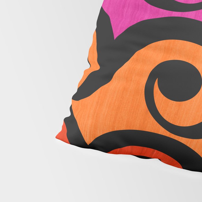 Surf's Up Waves Colorful Pattern  Pillow Sham Gallery Image 4