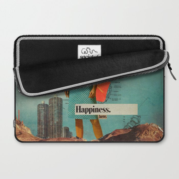 Happiness Here Laptop Sleeve Gallery Image 2