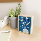 Flowers in a White Vase Mini Art Print Gallery Image 2