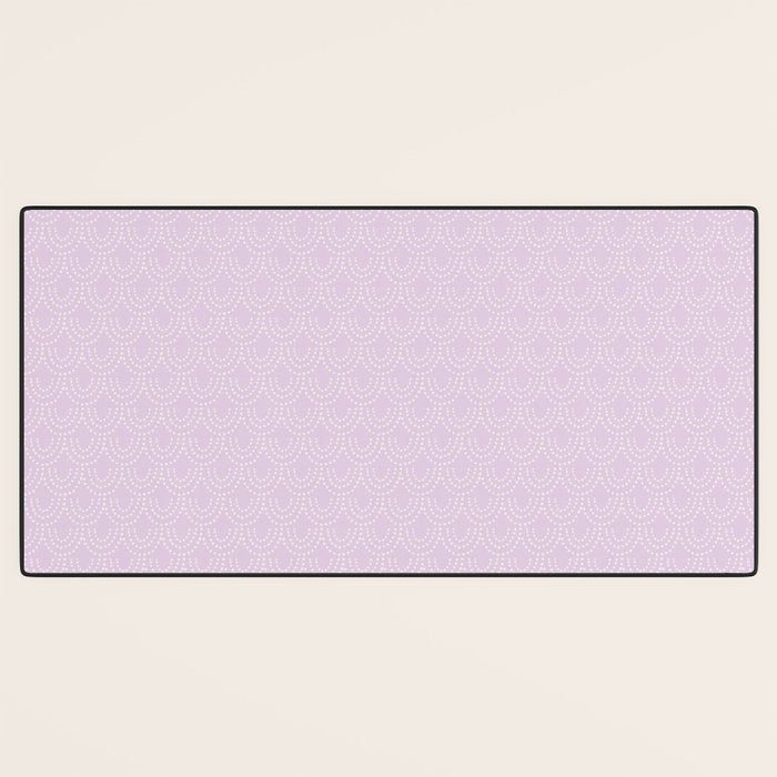 Dotted Scallop - Wisteria Desk Mat Gallery Image 3