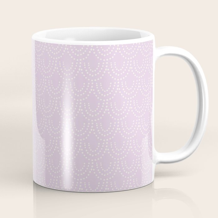 Dotted Scallop - Wisteria Coffee Mug Gallery Image 1
