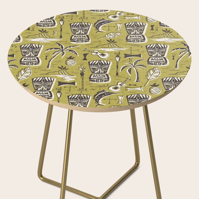 Tropical Tiki Green Side Table Gallery Image 2