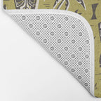 Tropical Tiki Green Bath Mat Gallery Image 2