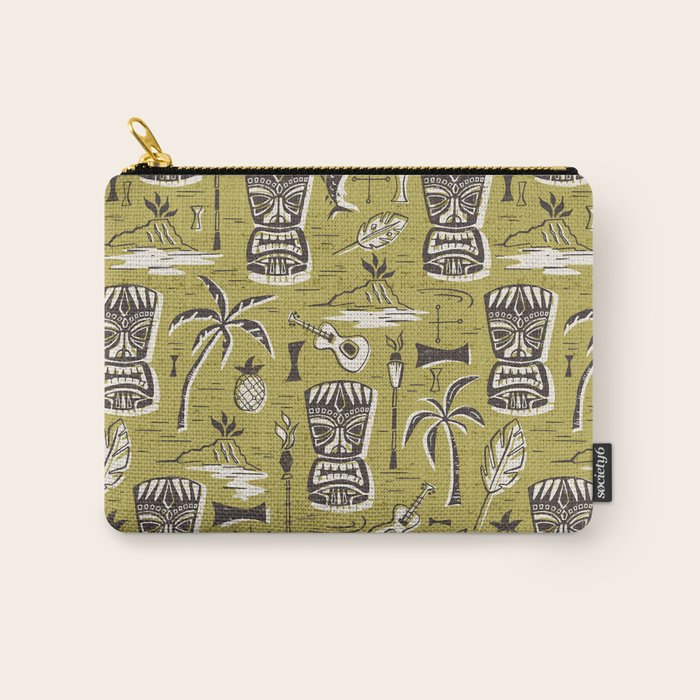 Tropical Tiki Green Carry All Pouch Gallery Image 1