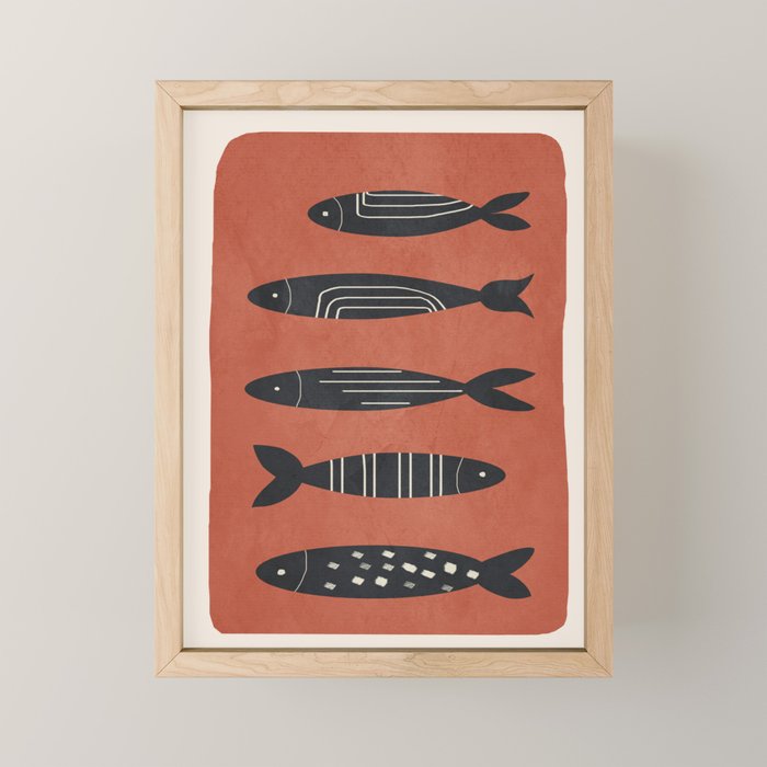 Fishes 05 Mini Art Print Gallery Image 1