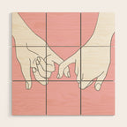 Pinky Promise 2 Wood Wall Art Gallery Image 1