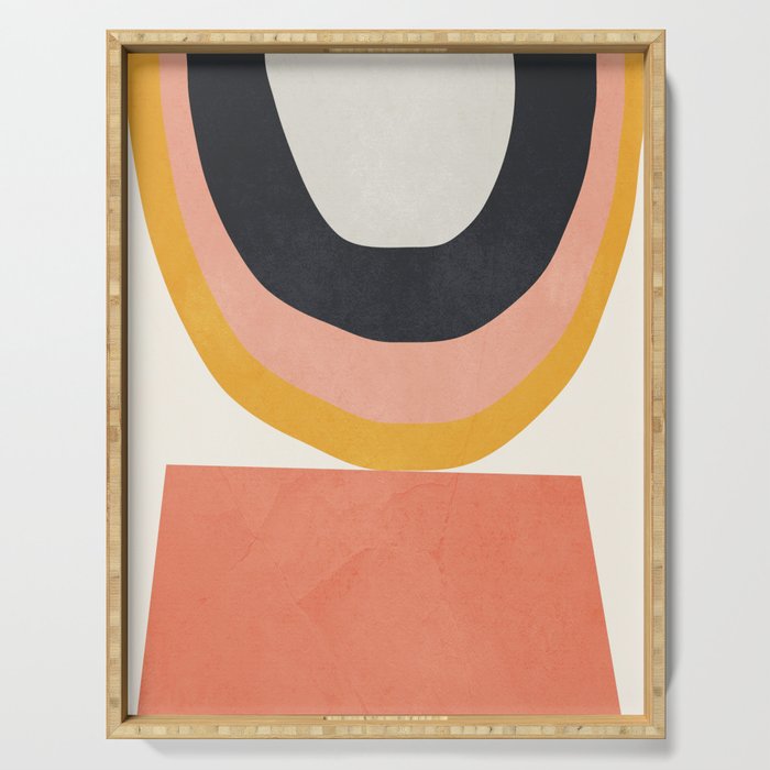 Abstract Art 8 Serving Tray Gallery Image 1