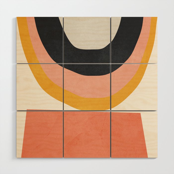 Abstract Art 8 Wood Wall Art Gallery Image 1