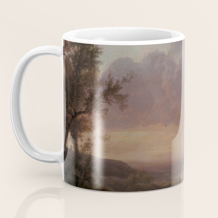 Landscape with Cattle and Peasant Oil painting Coffee Mug Gallery Image 3