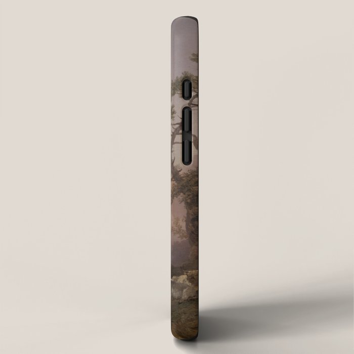 Landscape with Cattle and Peasant Oil painting iPhone Case Gallery Image 2