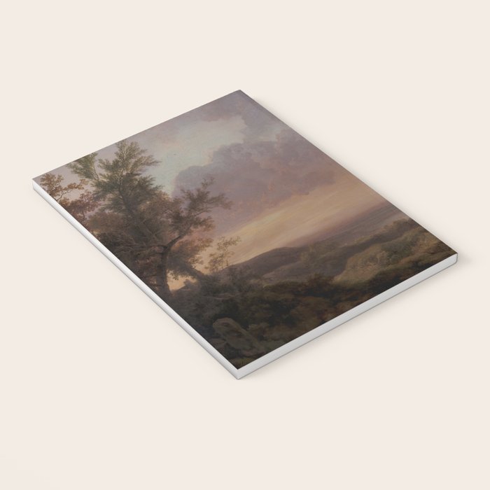 Landscape with Cattle and Peasant Oil painting Notebook Gallery Image 3