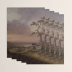 Landscape with Cattle and Peasant Oil painting Wrapping Paper Gallery Image 3