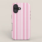 Classic Stripes XXXI - Pastel Pink  iPhone Case Gallery Image 1