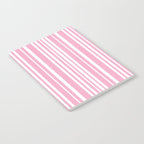 Classic Stripes XXXI - Pastel Pink  Notebook Gallery Image 2