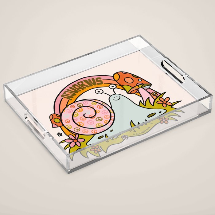 Aquarius Snail Acrylic Tray Gallery Image 1