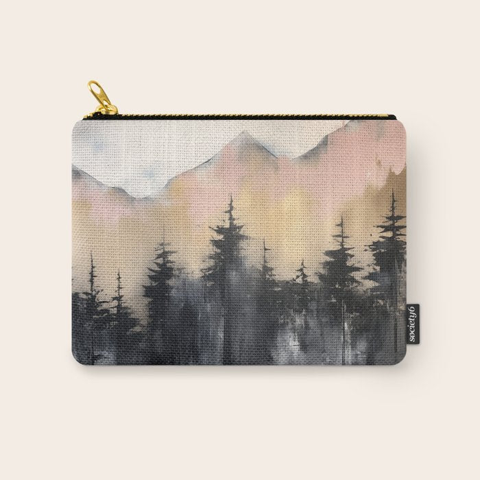 Pacific Northwest Wonderland Painting Carry All Pouch Gallery Image 1